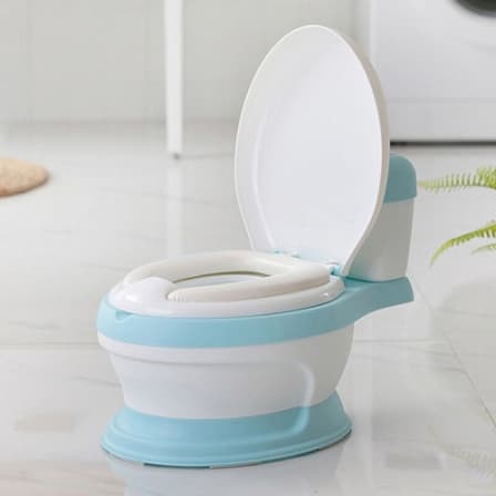 Toddler Training Potty with Cushioned Seat Ring - Blue_0