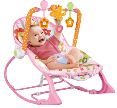 Fold Up Baby Rocker / Bouncer - Pink_0